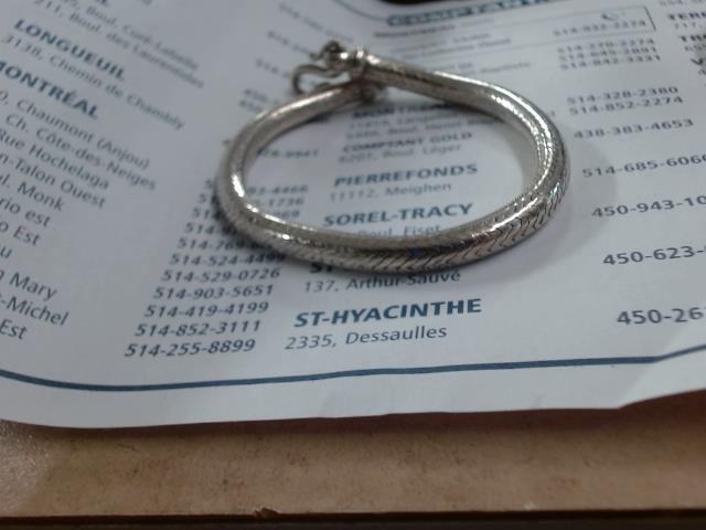 Bracelete en silver rond