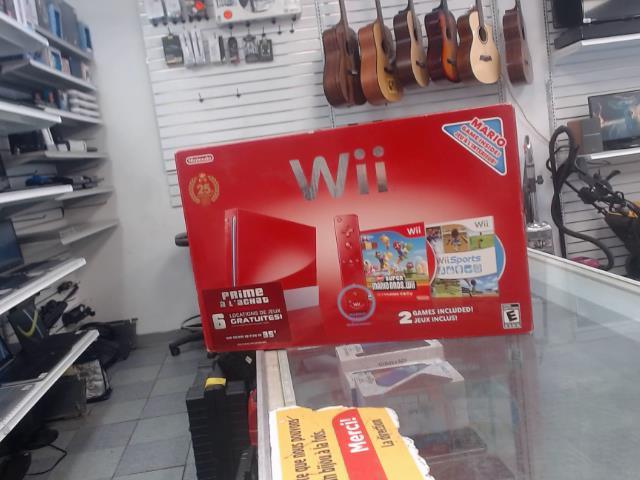 Nintendo wii rouge + boite