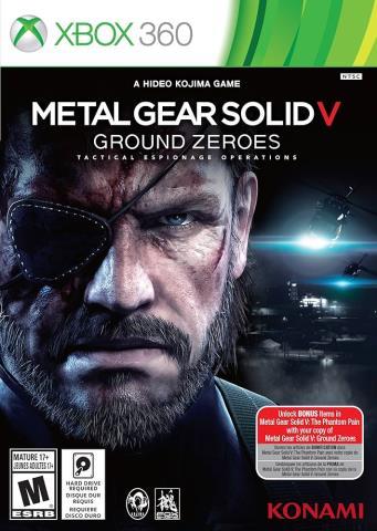 Metal gear solid 5 ground zeroes xbox360