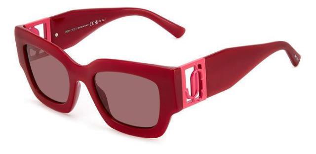 Jimmy choo red sunglasses