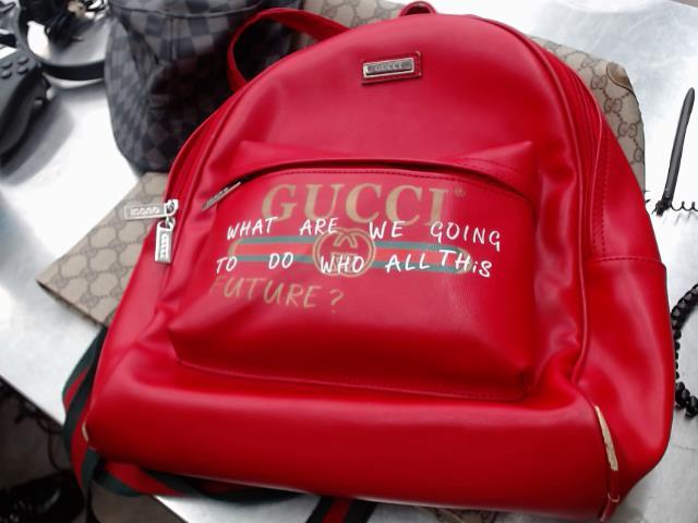 Gucci backpack red