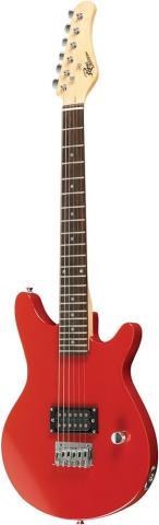 Guitare electrique rouge stage