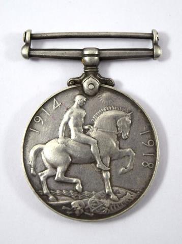 1914-1918 george v british silver medal