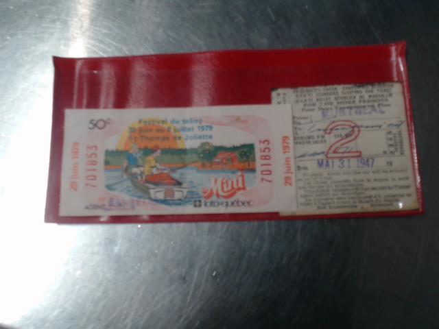 1979 festival du tabac ticket