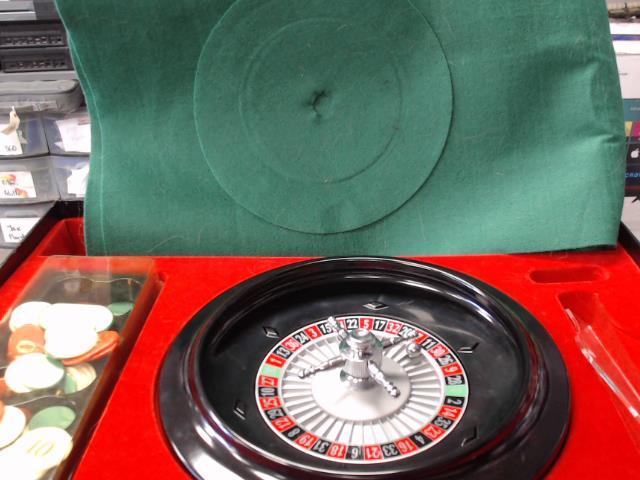 Jeu de roulette roue en metal