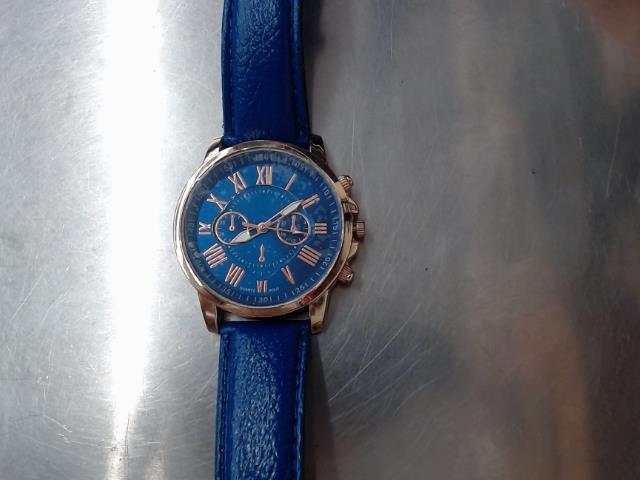 Blue quartz watch