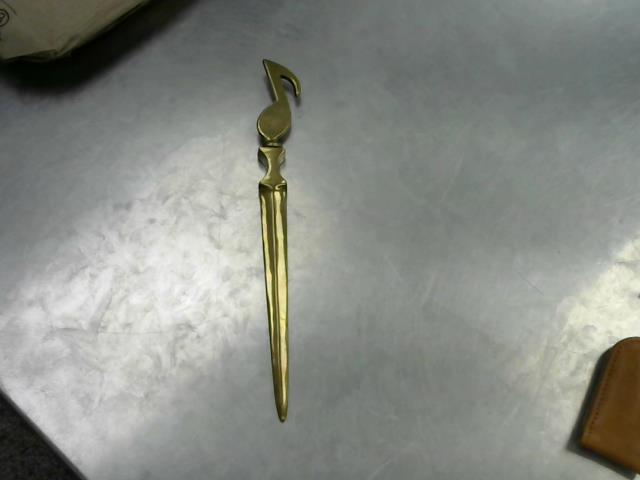 Letter opener brass