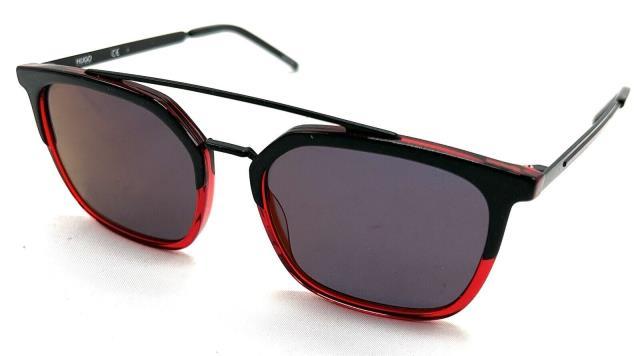 Red and black ray ban shades