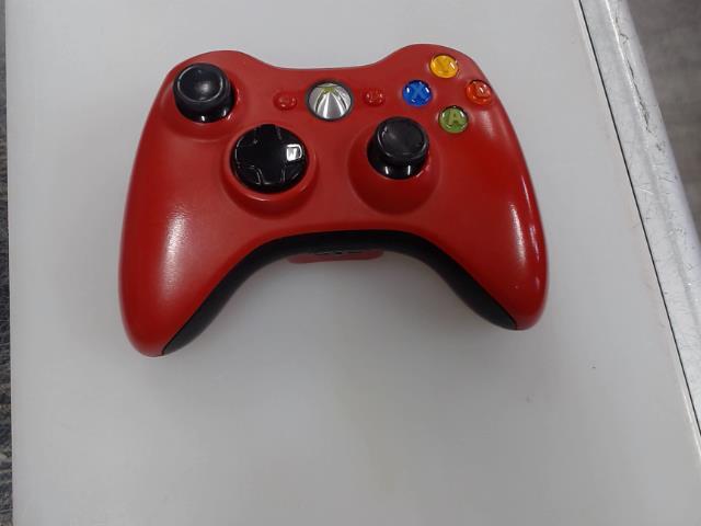Manette s.fil xbox 360 rouge