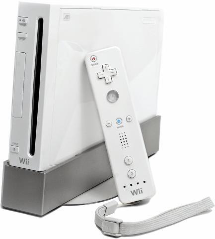 Wii blanche avec fils+mannette+ acc