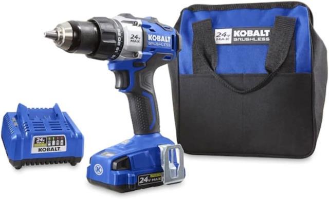 Kobalt brushless drill in box