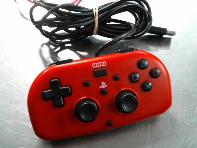 Mini manette rouge pour ps4/pc