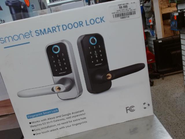 Smart door lock black smus-zns-h001