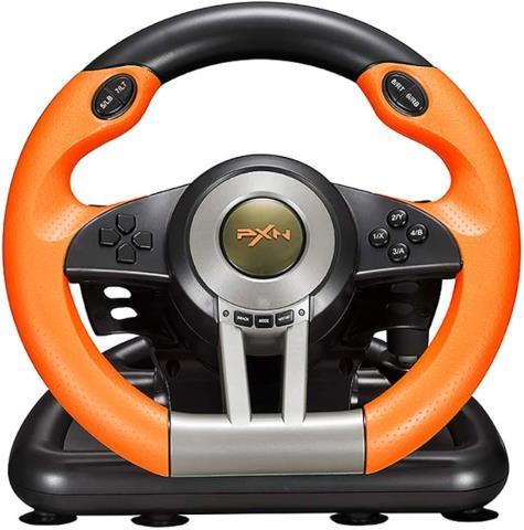 Volant de ps4 noir et orange pxn