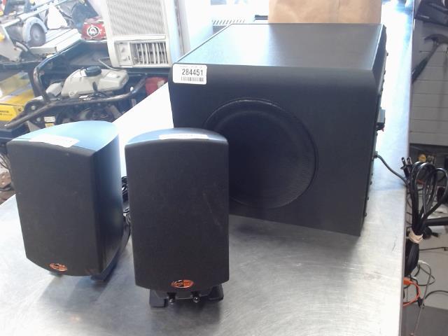 2 speaker+1sub pour ordinateur+fil