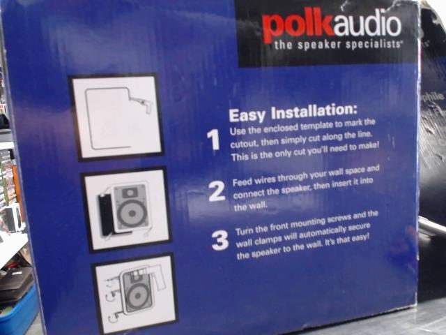 Pair new in box unsealed in wall speaker