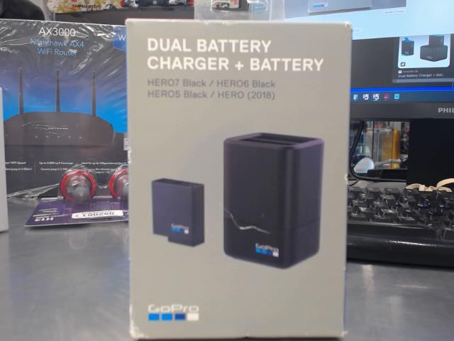 Dual battery+charger pour go pro