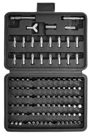 Security bit set + casee 100pcs