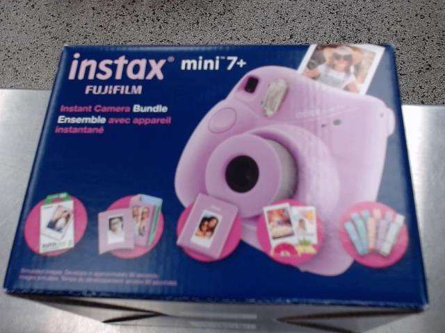 Instax mini 7+ camera bundle rose inbox