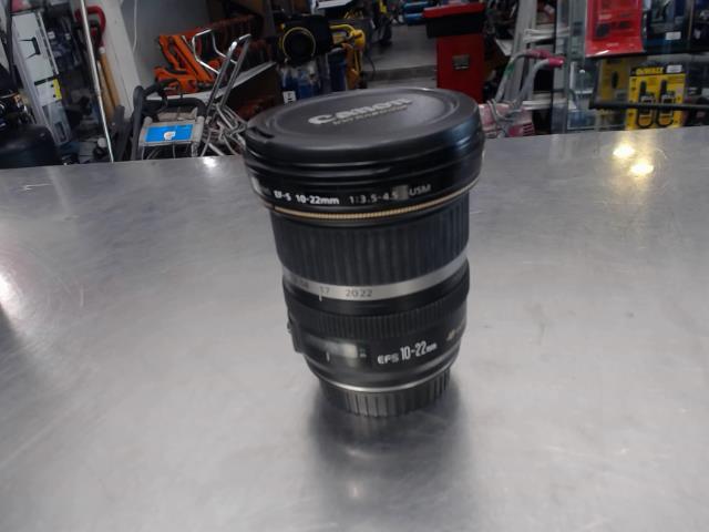 Lens canon efs 10-22mm ultrasonic