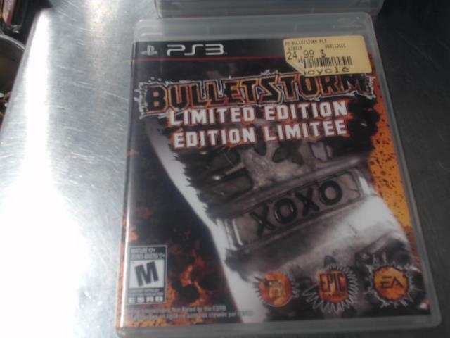 Bulletstorm limited edition ps3