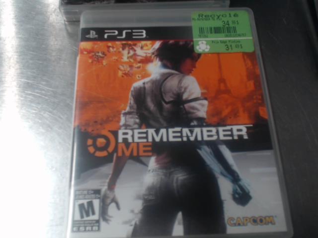 Remember me ps3