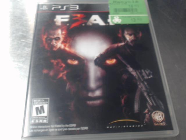 F.e.a.r. 3 ps3