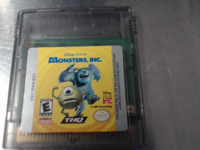 Monsters inc. gameboy color