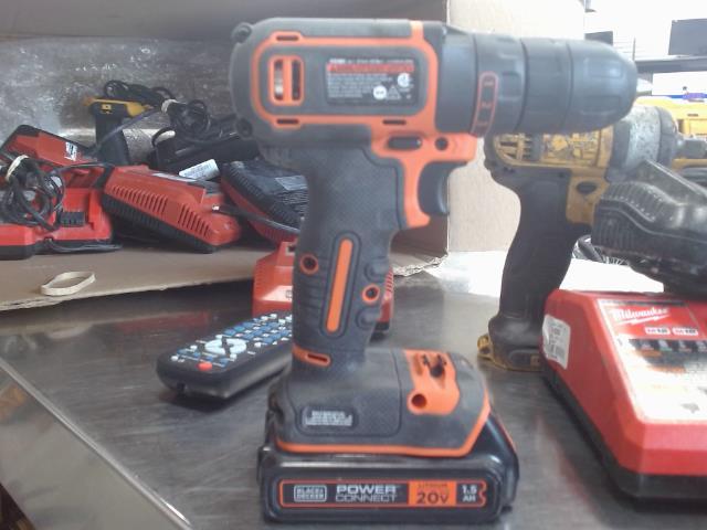 Drill black and decker avec batterie