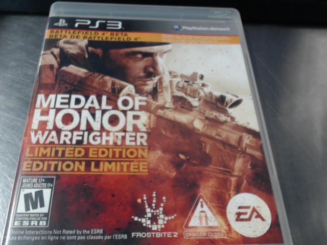 Medal of honor warfighter limited edit.