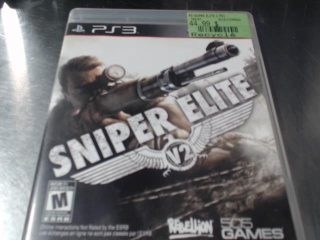 Sniper elite v2 ps3