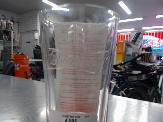 Verre budweiser