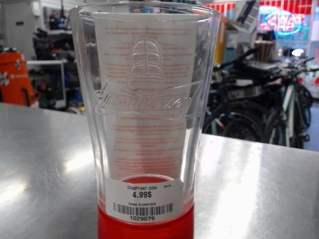 Verre budweiser