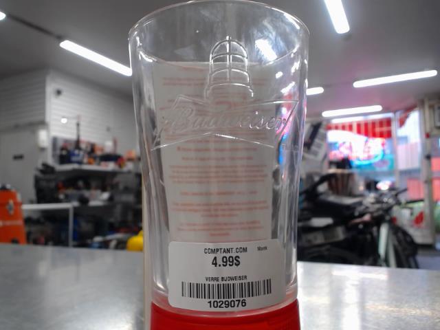 Verre budweiser