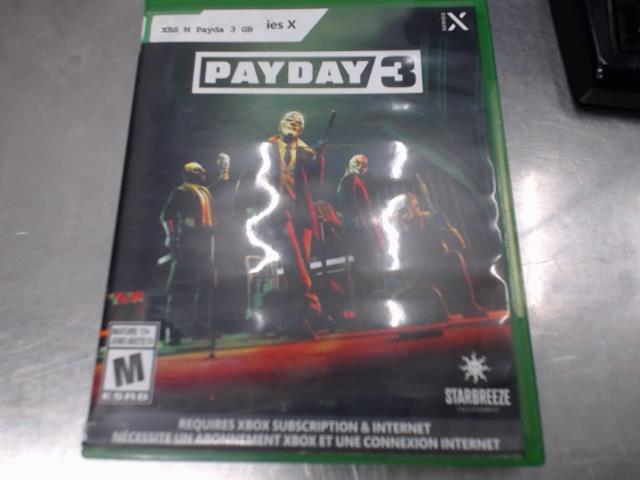 Payday 3 xbox series