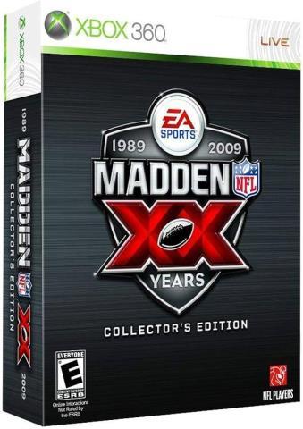 Madden 2009 20th anniversary edition 360