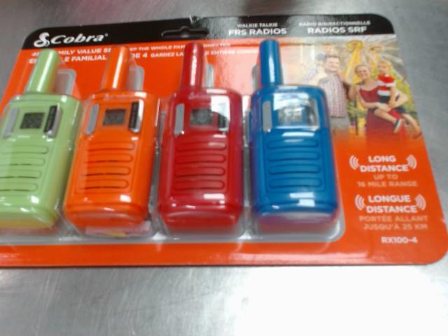 4pack family set walkie talkie neuf