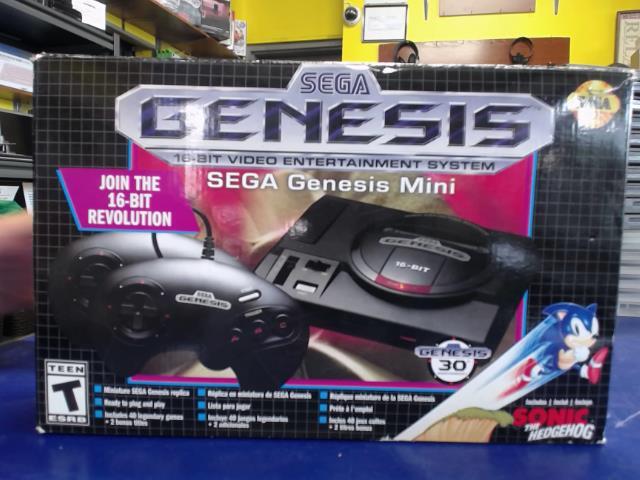 Sega genesis mini 2 manettes ds boite