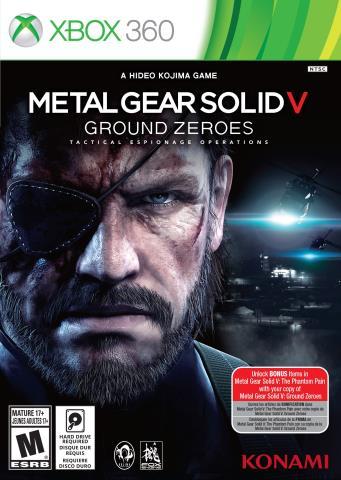 Metal gear solid v ground zeroes xbox360