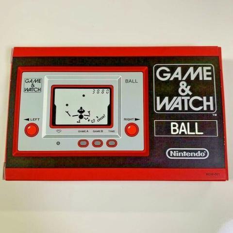 Game & watch ball in box old games