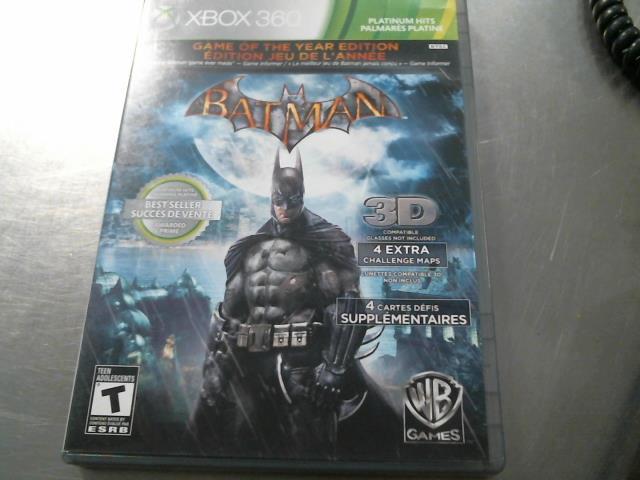 Batman arkham asylum edition goty