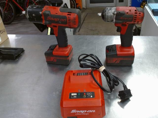 2x impact wrench +2batt +chargeur