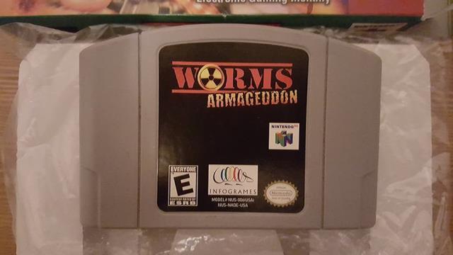 Worms armageddon nintendo 64 game only
