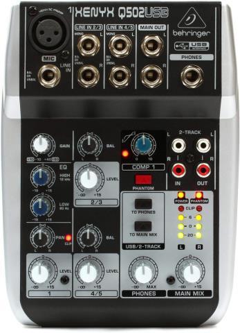 Behringer xenyx q502usb +_fil midi