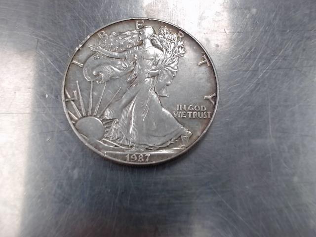 Piece en argent united states one dollar