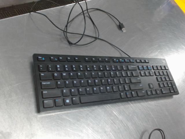 Clavier noire avec fils