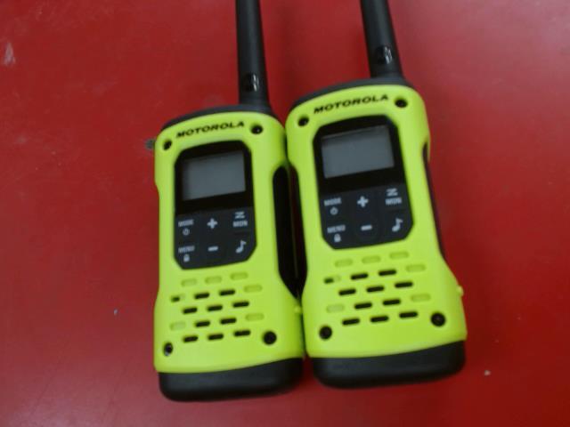 Paire de walkie talkie vert