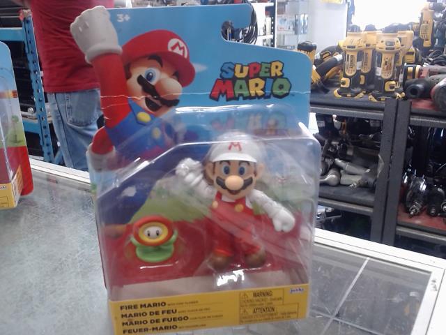 Figurine mario mario de feu