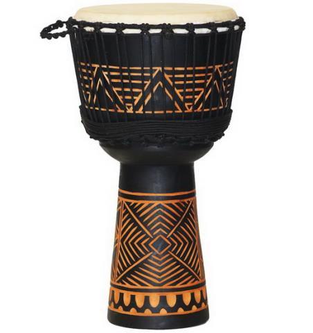 Tambour avec motif african