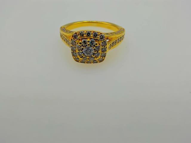 BAGUE EN OR 10KT   DI